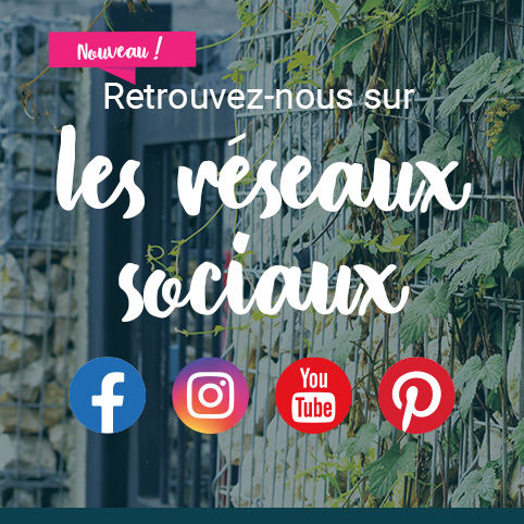Retrouvez nous sur les r&eacute;seaux sociaux