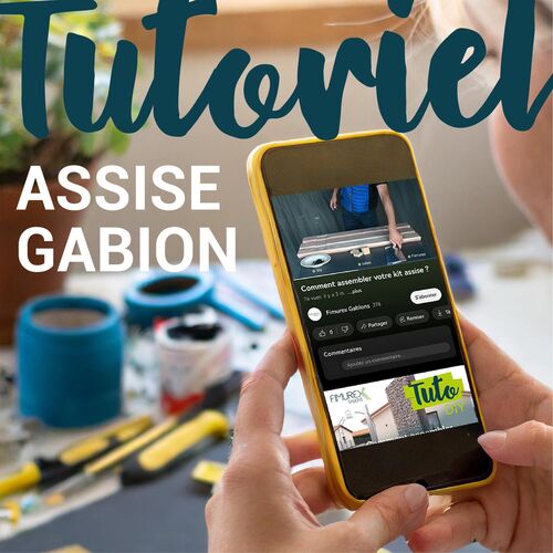D&eacute;couvrez notre tutoriel de montage d'une assise gabion
