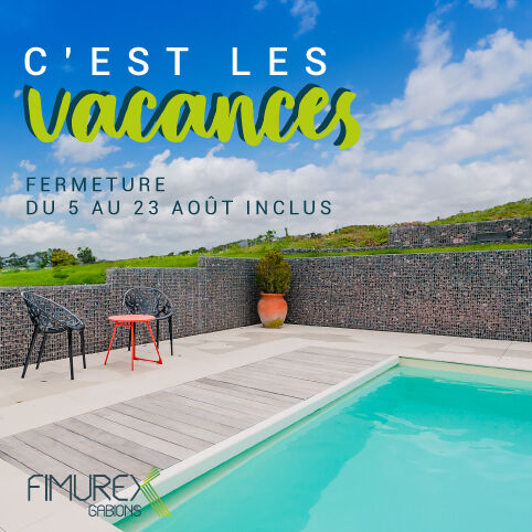 L'&eacute;quipe Fimurex Gabions vous souhaite de belles vacances !