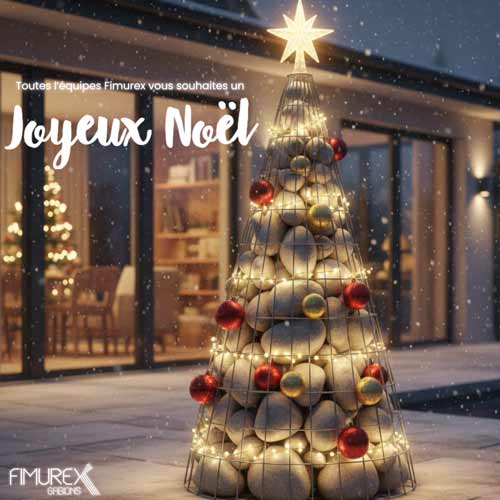 Toute l'&eacute;quipe Fimurex Gabions vous souhaite de tr&egrave;s belles f&ecirc;tes de No&euml;l.