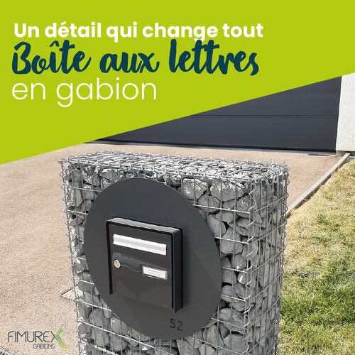 Bo&icirc;te aux lettres en gabion : un &eacute;l&eacute;ment d&eacute;co durable pour sublimer votre entr&eacute;e