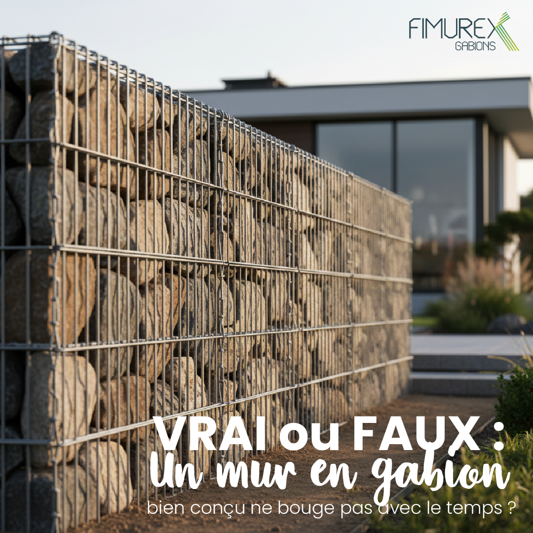 Mur en gabion : est-il vrai qu'il se d&eacute;forme avec le temps ?