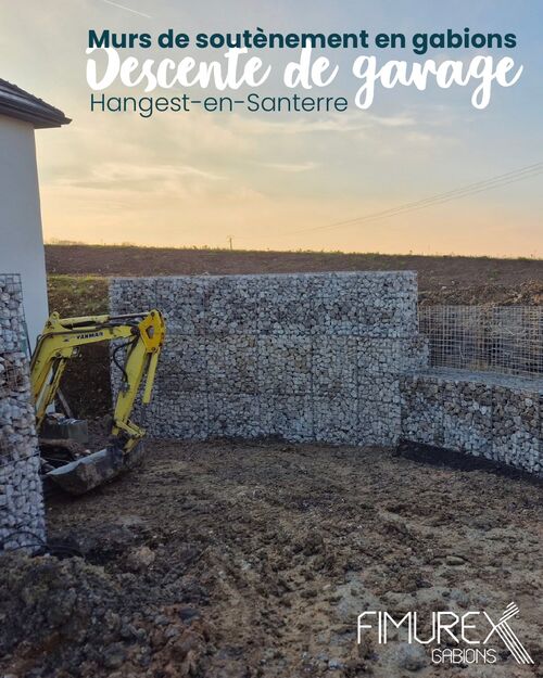 Une belle r&eacute;alisation de murs de sout&egrave;nement dans la Somme