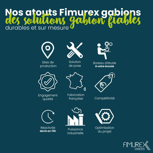 Fimurex Gabions : des solutions adapt&eacute;es aux professionnels et aux particuliers