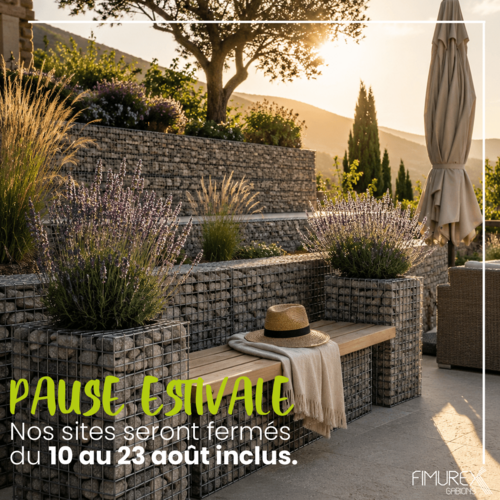 Fimurex Gabions fait une pause estivale Fimurex Gabions fait une pause estivale